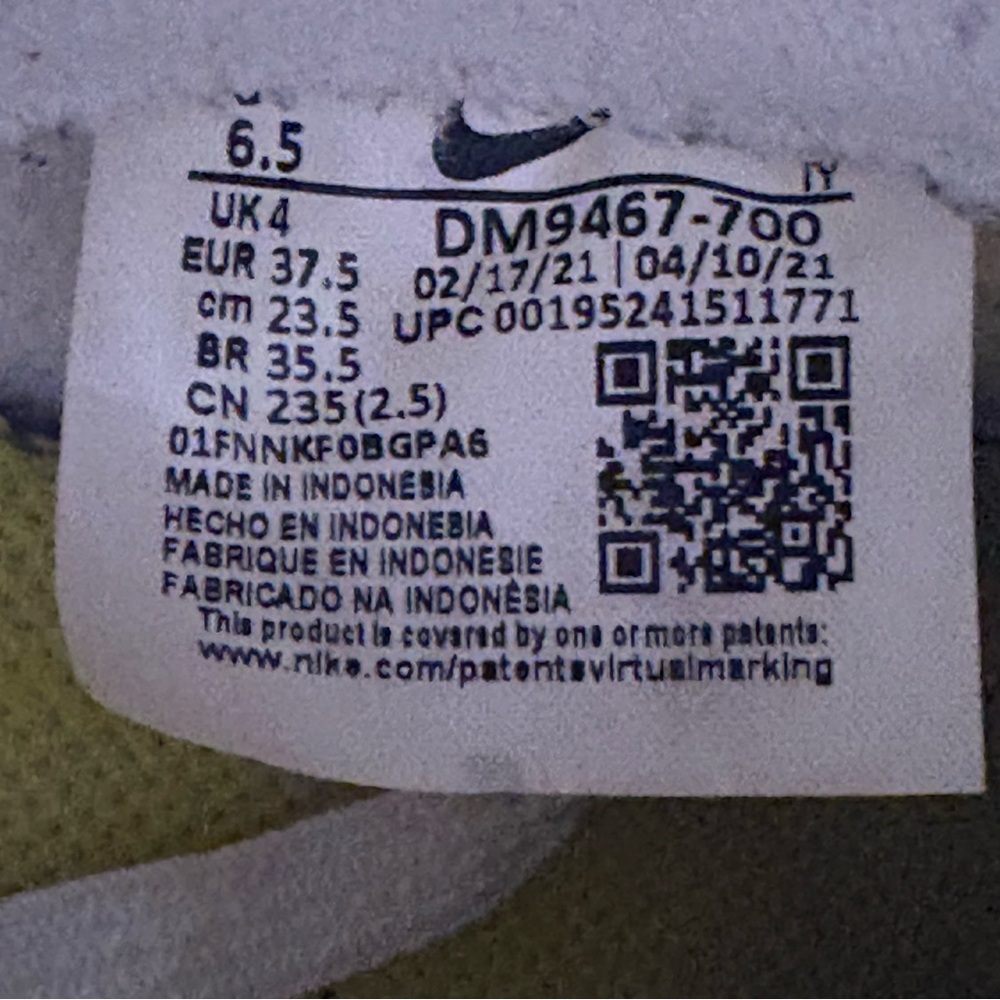 Nike Dunk Low OG Women’s “Yellow Strike” | Size
 6.5 - Picture 8 of 12